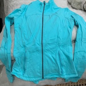 Turquoise lululemon zip up